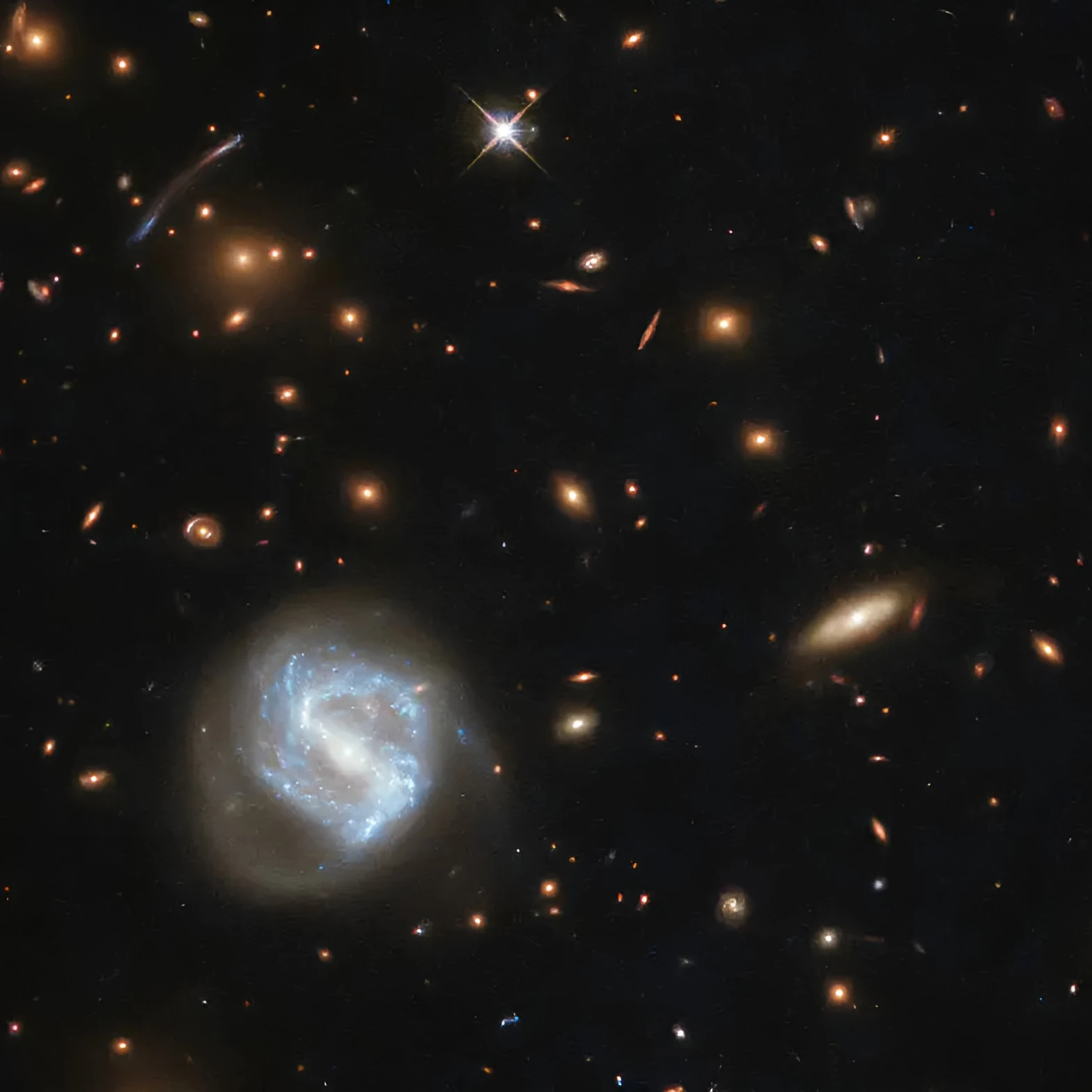 Corne d'abondance de l'amas de galaxies