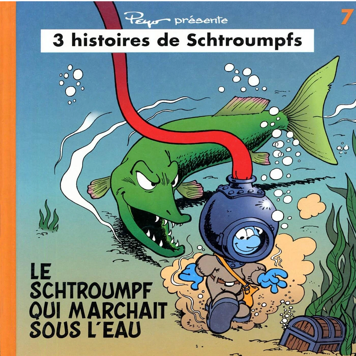 Tome 7 : Le schtroumpf qui marchait sous l'eau
