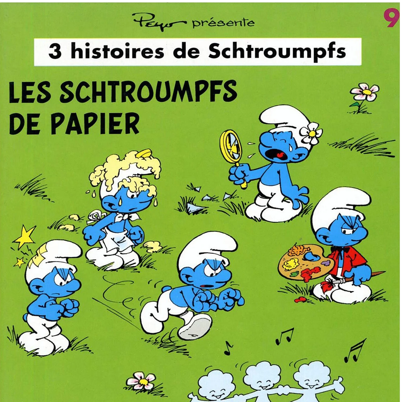 Tome 9 : Les schtroumpfs de papier
